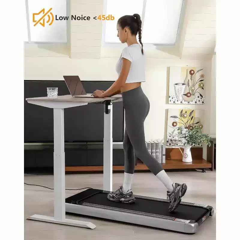 Tapis Roulant Elettrico Pieghevole 2.25HP per Ufficio Domestico, Salvaspazio, Nessun Montaggio Richiesto, Tapis Roulant Portatile per Esercizi in Ufficio o a Casa