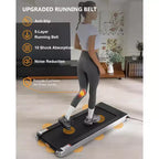 Tapis Roulant Elettrico Pieghevole 2.25HP per Ufficio Domestico, Salvaspazio, Nessun Montaggio Richiesto, Tapis Roulant Portatile per Esercizi in Ufficio o a Casa