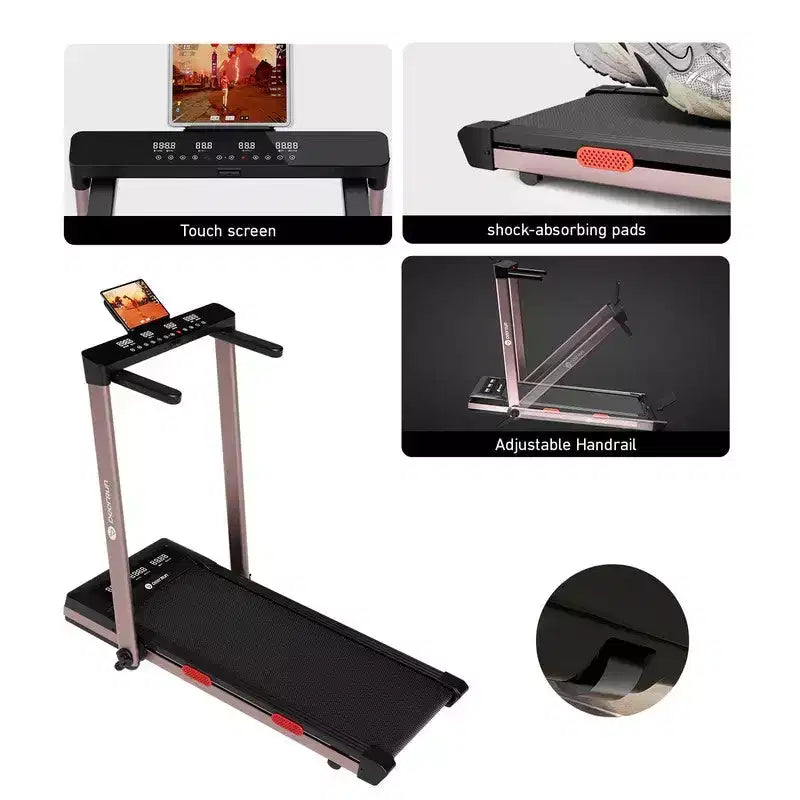 DeerRun Z10 Pro Muse Type 2 in 1 Foldable Treadmill With Remote Control, 12% Auto Incline