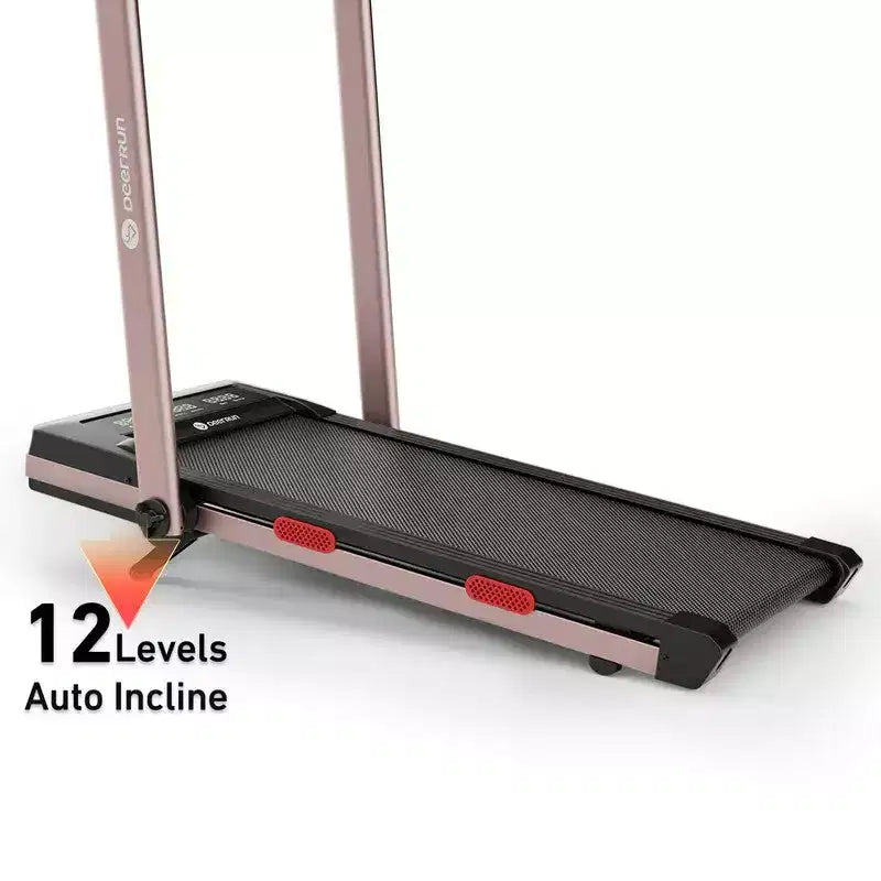 DeerRun Z10 Pro Muse Type 2 in 1 Foldable Treadmill With Remote Control, 12% Auto Incline
