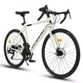 Whisen Road Bike, Lightweight Aluminum Frame, Disc Brakes, 16-Speed, Fast Acceleration, Suitable for Men and Women