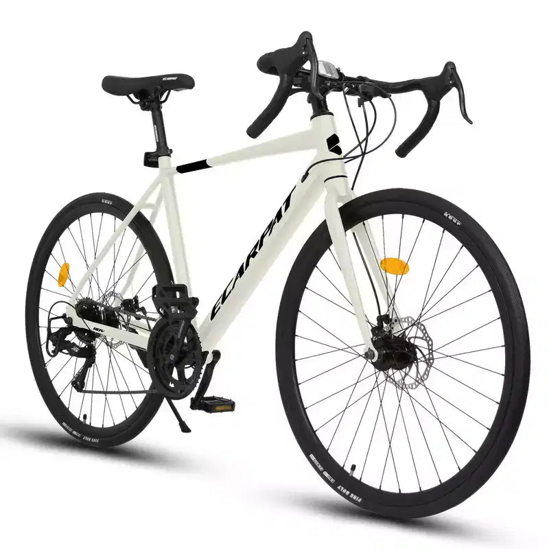 Whisen Road Bike, Lightweight Aluminum Frame, Disc Brakes, 16-Speed, Fast Acceleration, Suitable for Men and Women