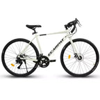 Bici da Corsa Whisen, Telaio Leggero in Alluminio, Freni a Disco, 16 Velocità, Accelerazione Rapida, Adatta per Uomini e Donne