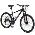 Whisen 26 Suspension Mountain Bike with 8-Speed Rear Derailleur, Fork KENDA Tires, Double Disc Brakes