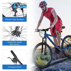 Mountain Bike Whisen 26 con sospensioni, cambio posteriore a 8 velocità, forcella, pneumatici KENDA, doppi freni a disco