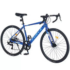 Whisen 28 Road Bike, Adult Outdoor Bicycle with 7 Speed ,Aluminum Alloy Frame for Men Women