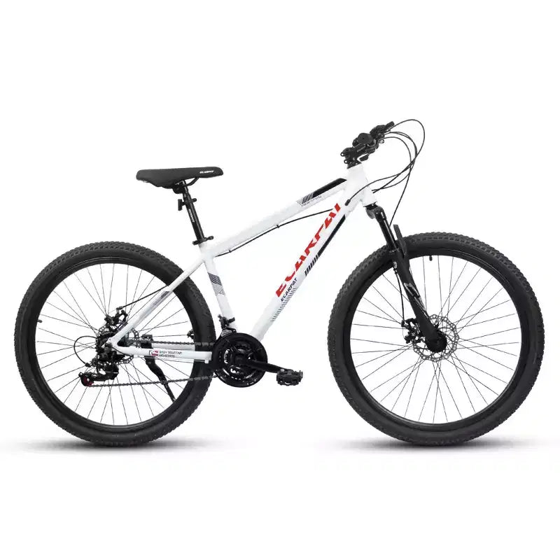 Okak Bicicletta da Montagna da 27" con Forcella Ammortizzata e Telaio in Alluminio, Bici da Dirt da 21 Velocità con Freno a Disco, Bici per Adulti per Uomini e Donne