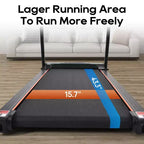 Tapis Roulant Pieghevole per Casa con Inclinazione e Sensore di Frequenza Cardiaca, Motore Silenzioso da 2,5HP, Ricarica USB, Macchina da Corsa Portatile, Capacità 136 kg