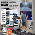 Tapis Roulant Pieghevole con Inclinazione, Tapis Roulant da Casa da 3,5 HP con Capacità di 150 kg, 71 Programmi