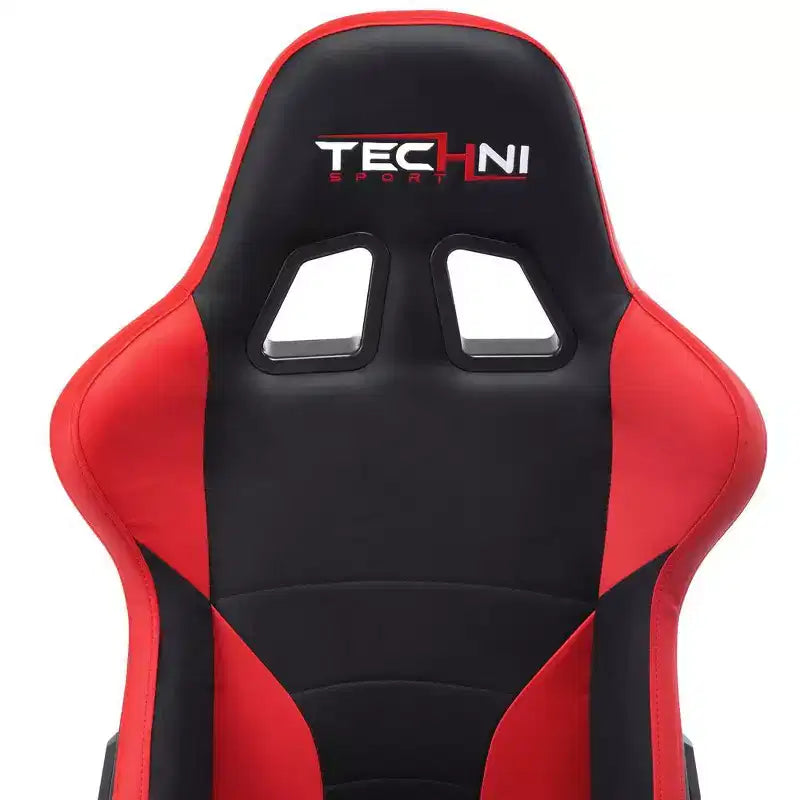 Sedia da gaming Techni Sport TS-90 per ufficio, rossa