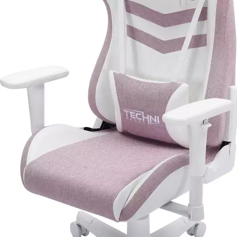 Sedia da gaming ergonomica Techni Sport TS86 Pastel