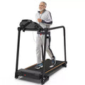 Redliro Walking Treadmill for Seniors with Long Handrails, Foldable Incline Treadmil, 265lbs Compact Treadmill for Home Exercise