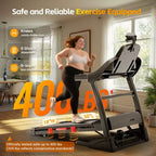 Tapis Roulant Inclinabile al 20% per Casa, Tapis Roulant Pieghevole con Capacità di 180 kg, Macchina da Corsa da 5.0 HP, Nastro Largo 46 cm