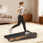 Tapis Roulant da Camminata da Casa Sotto la Scrivania con Inclinazione dell'8%, Design Compatto e Portatile per Piccoli Spazi, Motore Silenzioso per Uso Domestico e in Ufficio