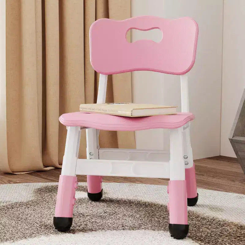 2-Pack Kids Chair,3-Level Height Adjustable Plastic Toddler Chair for Children (Age 2-6) - Ideal for Home, Classroom & Nursery Use