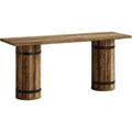 Lantine Industrial 70.9-Inch Bar Table, Counter Height Pub Table, Rectangular Home Bar Unit for Living Room, Small Bars