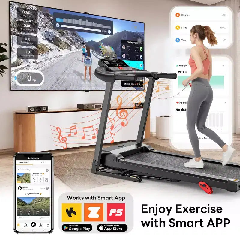 Tapis Roulant Capacità 158 kg per Casa, Tapis Roulant Pieghevole da 3,1 HP, Tapis Roulant con Inclinazione 8%, 12 km/h, 71 Programmi Preimpostati, Assorbimento degli Urti