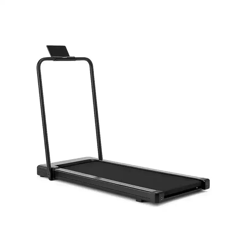Tapis roulant senza braccia Okak con capacità di 90 kg, tapis roulant portatile 3-in-1, tapis roulant compatto per corridori di tutte le età