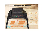 Tapis roulant pieghevole Okak 2.5HP silenzioso con sensore di frequenza cardiaca, tapis roulant da camminata con 6 ammortizzatori, tapis roulant compatto con altoparlante Bluetooth, nero