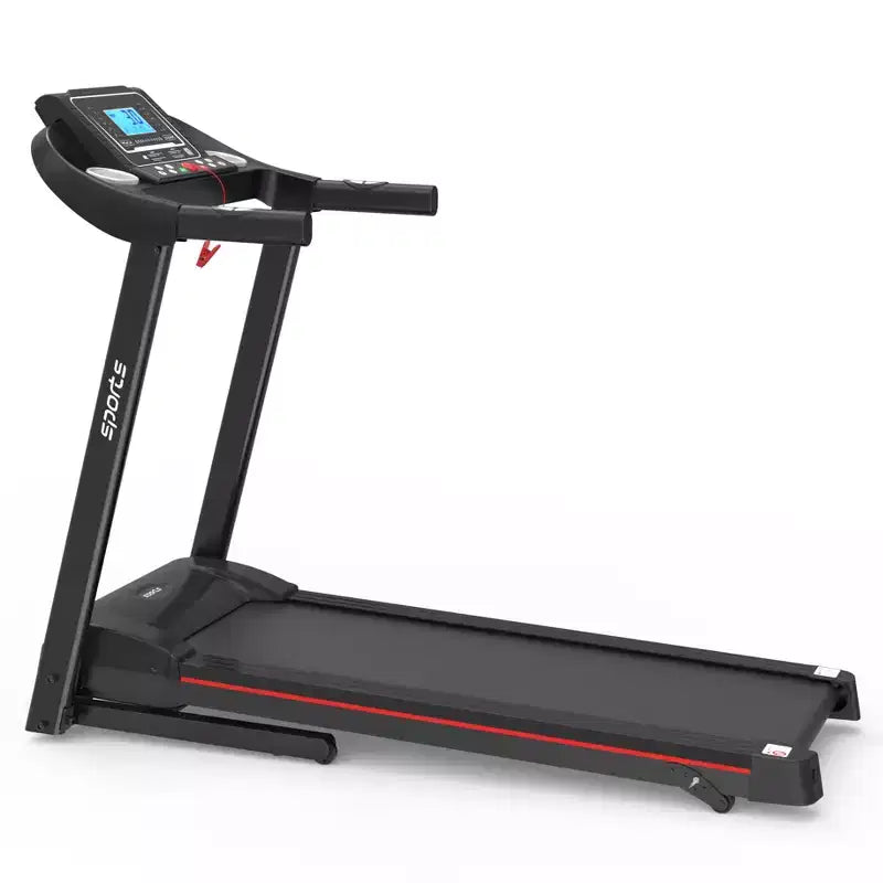 Tapis Roulant Pieghevole Okak con Inclinazione e Schermo LCD da 5 Pollici, Tapis Roulant Portatile con Musica Bluetooth, Walking Pad per Uomo e Donna, Nero