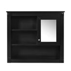 Mobile da Parete per Bagno CASAINC 32'' con Specchio, Ripiani Regolabili e 4 Ripiani per L'organizzazione