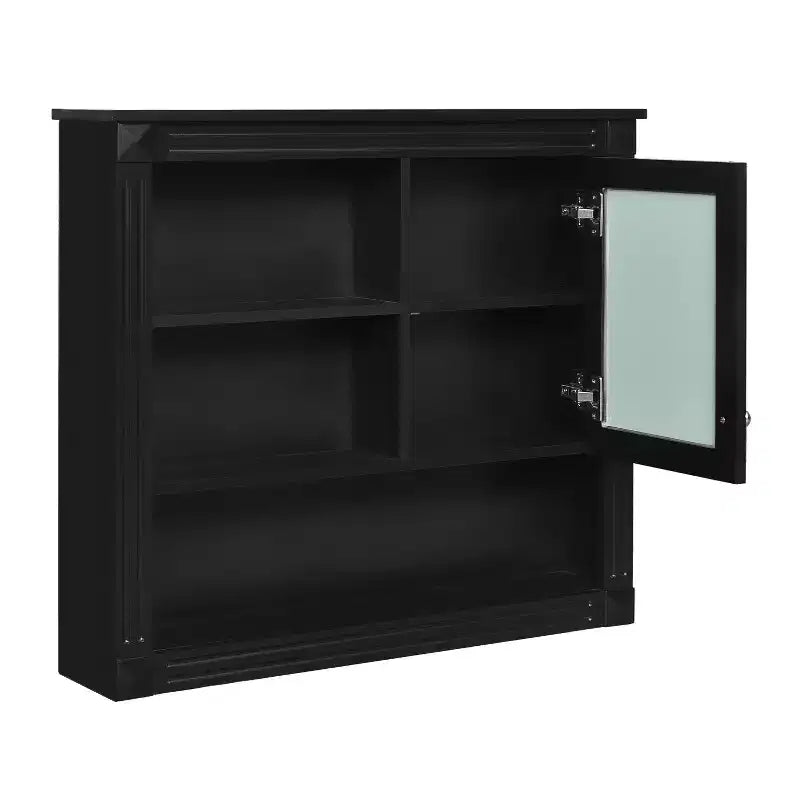 Mobile da Parete per Bagno CASAINC 32'' con Specchio, Ripiani Regolabili e 4 Ripiani per L'organizzazione