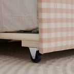 Zeus & Ruta Twin Daybed with Trundle & Wavy Headboard