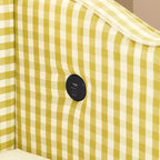 Zeus & Ruta Twin Daybed with Trundle & Wavy Headboard