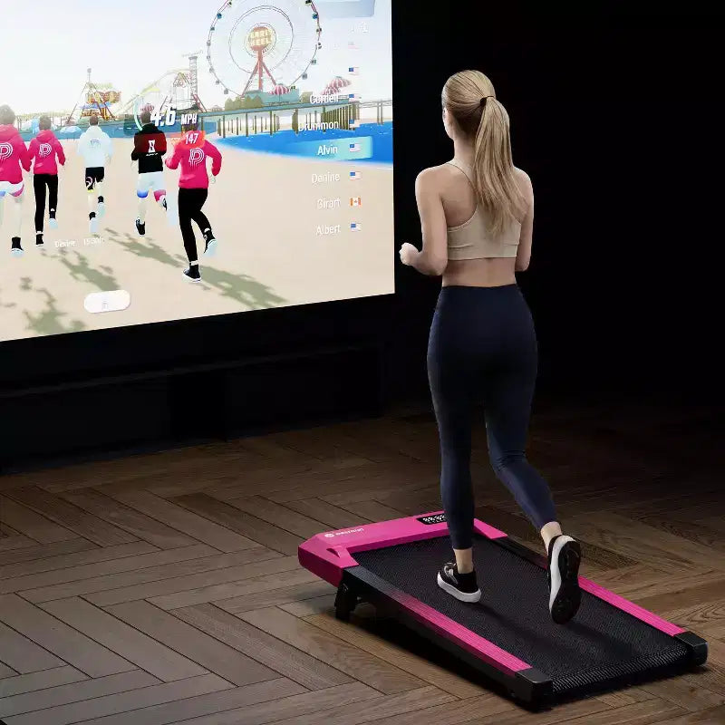 Tapis Roulant Smart Walking Pad DeerRun Q2 Edition Regalo di San Valentino per uso domestico e corsa leggera con inclinazione del 7%