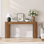 TUYOHW 63 Extra Long Console Table, Tavolo da Divano Rustico, Tavolo Stretto per Ingresso, Soggiorno, Tavolo d'Accento in Legno per Foyer, Capacità 200 libbre