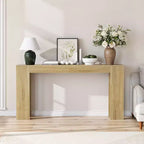 TUYOHW 63 Extra Long Console Table, Tavolo da Divano Rustico, Tavolo Stretto per Ingresso, Soggiorno, Tavolo d'Accento in Legno per Foyer, Capacità 200 libbre