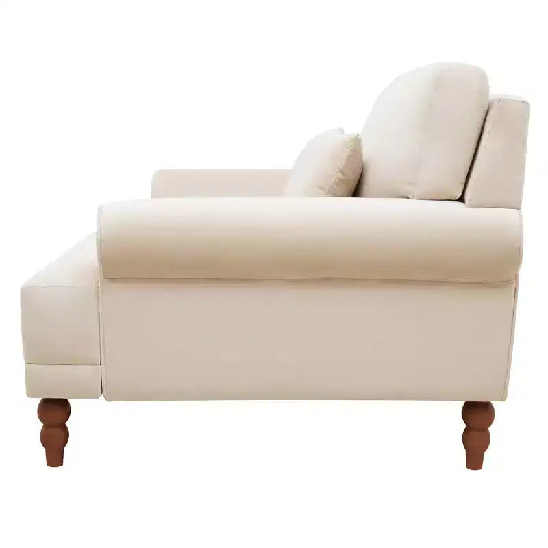Polibi Poltrona Accent Oversize con Braccioli Circolari e Cuscino Lombare