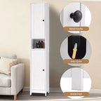 Set di mobili da bagno moderno ed elegante – Soluzione di archiviazione completa, resistente e salvaspazio per un bagno funzionale e organizzato