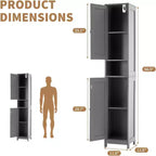 Set di mobili da bagno moderno ed elegante – Soluzione di archiviazione completa, resistente e salvaspazio per un bagno funzionale e organizzato