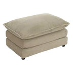 MAYEERTY 35.4 Ottoman Dual-layer Ottoman for Living Room Bedroom Dark Brown
