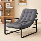 GDFStudio Ellis Modern Upholstered Accent Chair with Metal Frame