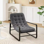 GDFStudio Ellis Modern Upholstered Accent Chair with Metal Frame