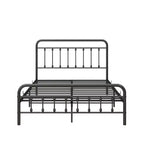 MAYEERTY Full Size Metal Platform Bed Frame with Sturdy Slat Support & Under-Bed Storage for Bedroom