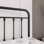 MAYEERTY Full Size Metal Platform Bed Frame with Sturdy Slat Support & Under-Bed Storage for Bedroom