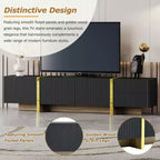 TUYOHW Modern TV Stand for TVs up to 80 Inches,Entertainment Center with Storage Cabinets and Drawers