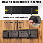 Tool Organizer, Garage Organizer  66 16 Pcs Heavy-Duty Wall Mount Garden Tool Storage with 12 Adjustable Hooks