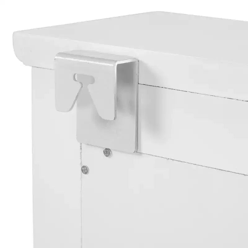 GDFStudio Theirn Versatile Floating Makeup Vanity with Mirror, 3 Drawers, 5 Pockets and 5 Hooks