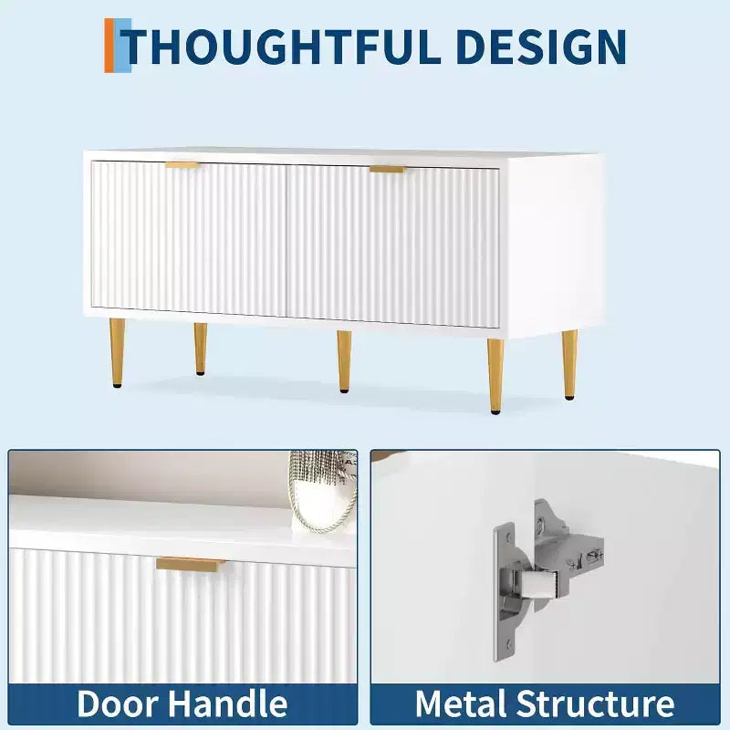 Modern Trough Shoe Cabinet, Entrance Workbench with Two Doors, Compact Wooden Entrance Cabinet, Foyer and Front Door Storage Space, Black