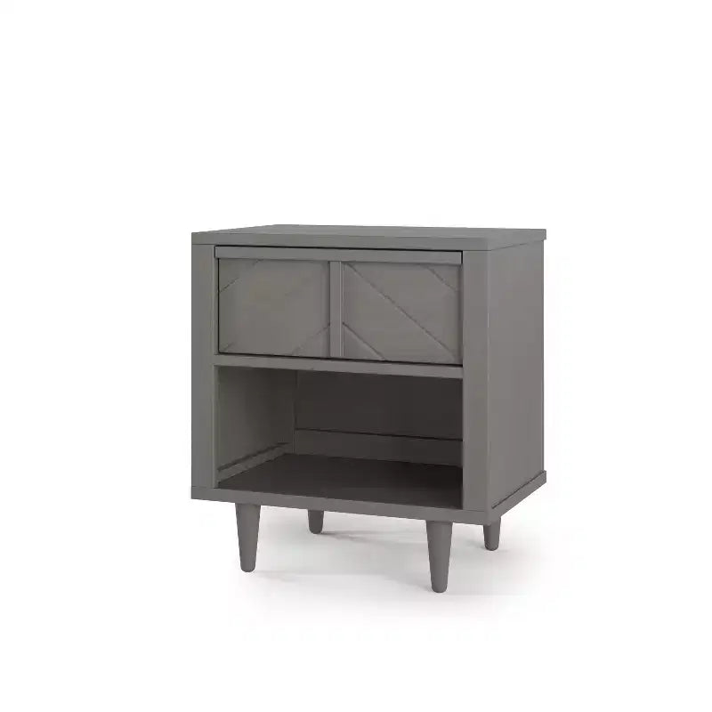 Child Craft Surrey Hill 1 Drawer Nightstand for Nursery or Bedroom, Large Storage Drawer, Made of Sturdy Pinewood, Non-Toxic, Baby Safe Finish