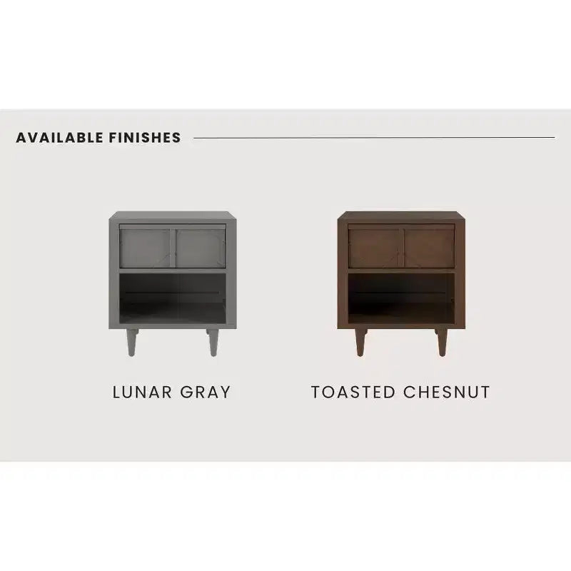 Child Craft Surrey Hill 1 Drawer Nightstand for Nursery or Bedroom, Large Storage Drawer, Made of Sturdy Pinewood, Non-Toxic, Baby Safe Finish