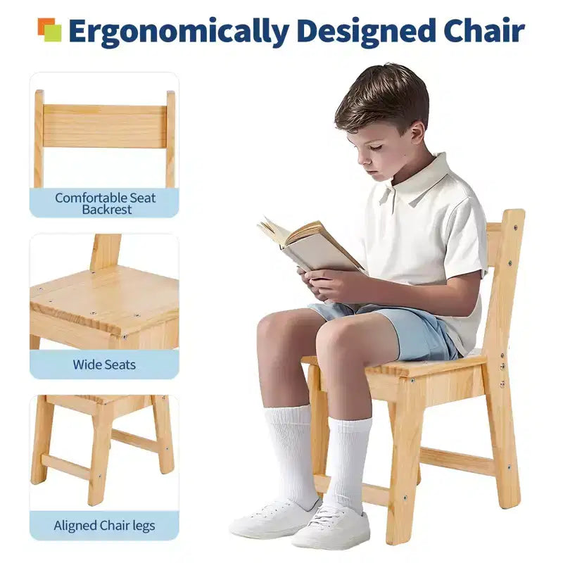 Kids Art Table with 2 Chairs Set, Convertible Toddler Activity Table to Storage Shelves, Craft Play Desk for Kids with 3 Storage Box