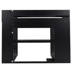 Letto a soppalco da gaming Twin/Full Size con scrivania e scale contenitore, letto a soppalco in legno massiccio con luci a LED, armadio e mensole, letto da gaming salvaspazio