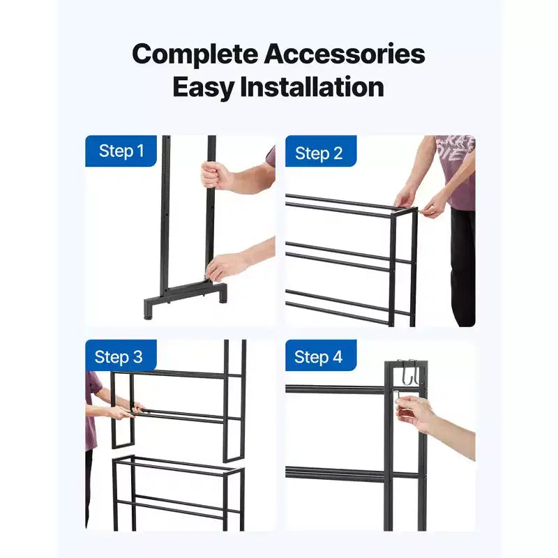 VEVOR 3D Printer Filament Storage Rack, 7 Tier Heavy Duty Storage Shelves for 3D Printing Filaments, Filament Spool Holders Racks(Shelf Only), Black