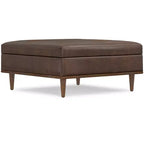 Pearl 38 inch Wide Transitional Contemporary Square Table Ottoman