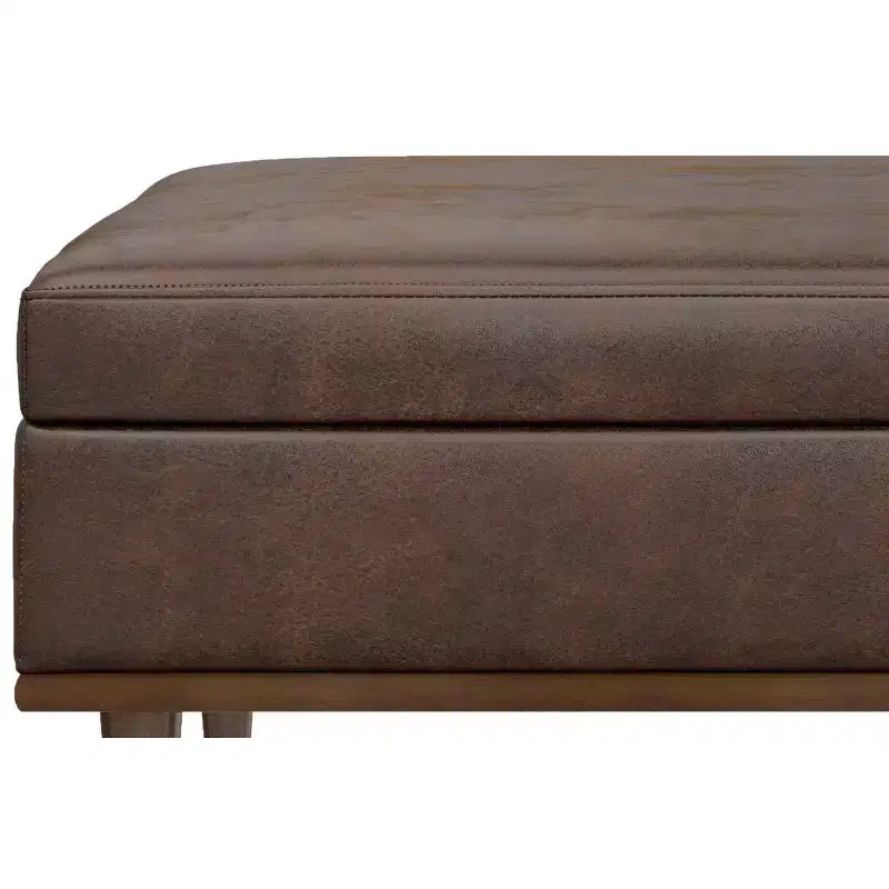Pearl 38 inch Wide Transitional Contemporary Square Table Ottoman